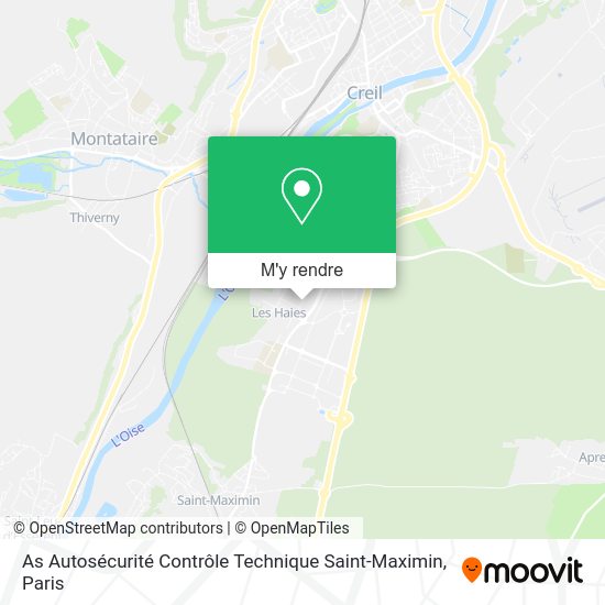 As Autosécurité Contrôle Technique Saint-Maximin plan