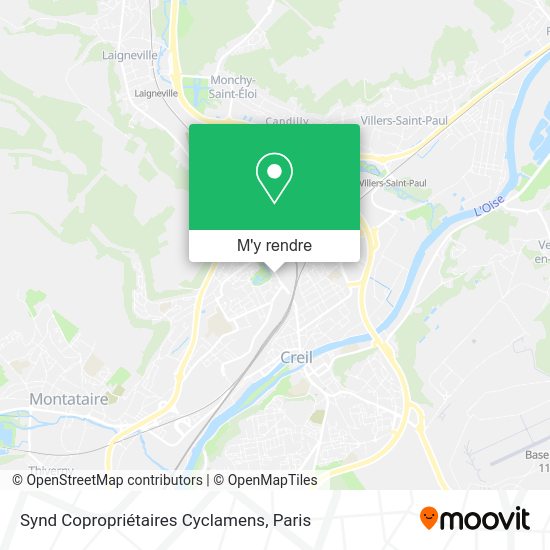 Synd Copropriétaires Cyclamens plan