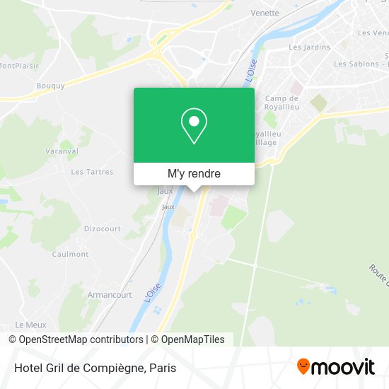 Hotel Gril de Compiègne plan