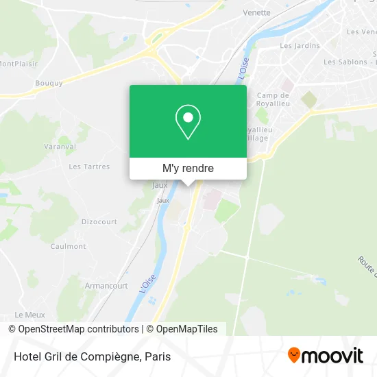 Hotel Gril de Compiègne plan