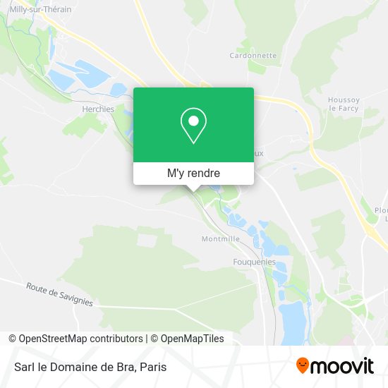 Sarl le Domaine de Bra plan