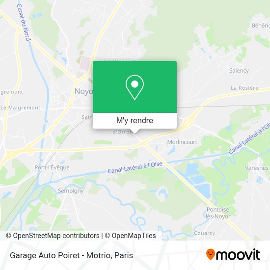 Garage Auto Poiret - Motrio plan