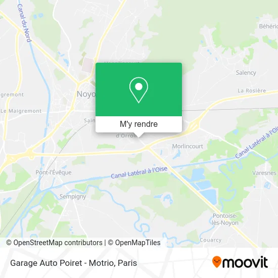 Garage Auto Poiret - Motrio plan