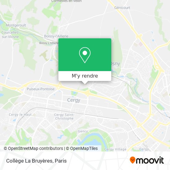 Collège La Bruyères plan
