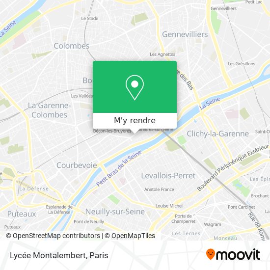Lycée Montalembert plan