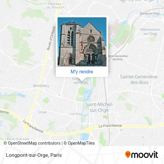 Longpont-sur-Orge plan