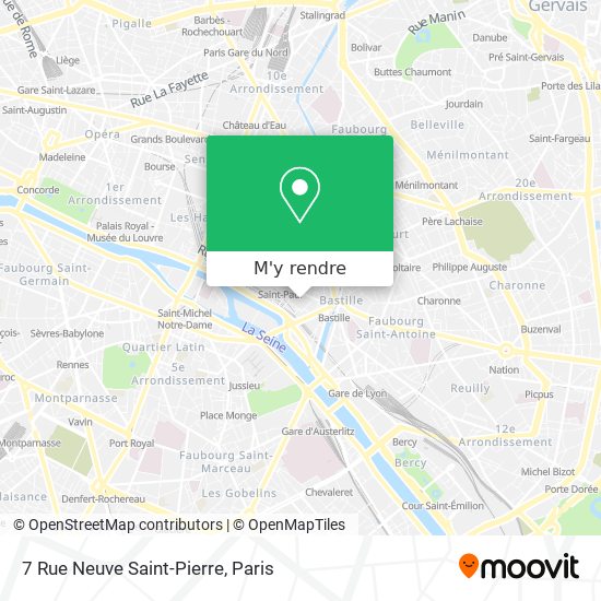 7 Rue Neuve Saint-Pierre plan