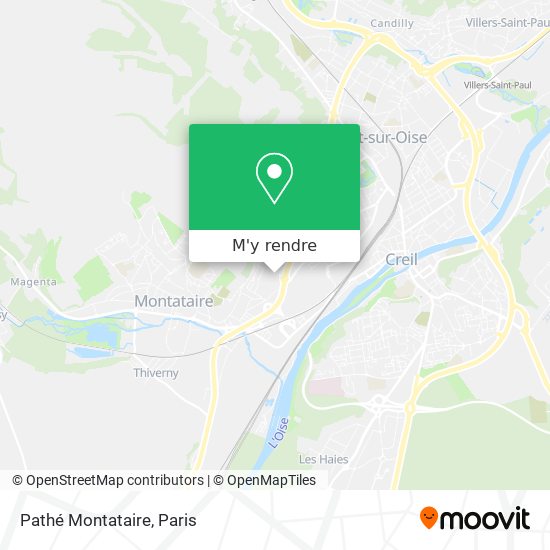 Pathé Montataire plan
