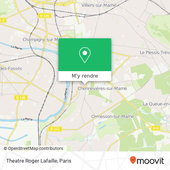 Theatre Roger Lafaille plan