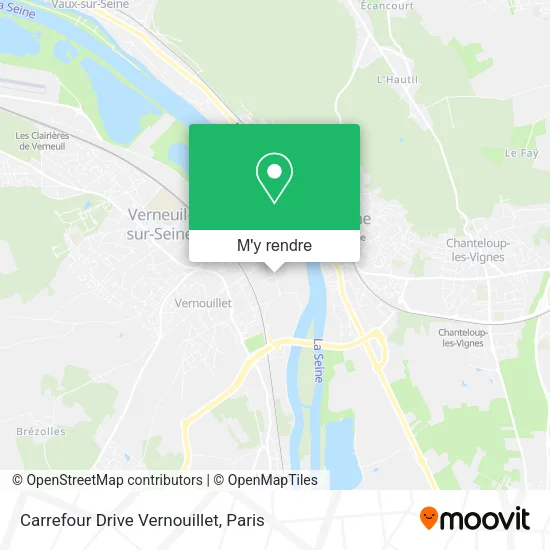 Carrefour Drive Vernouillet plan