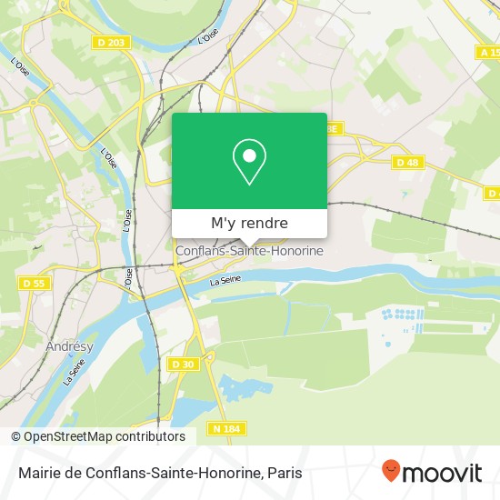 Mairie de Conflans-Sainte-Honorine plan