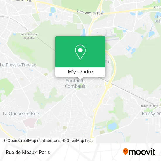 Rue de Meaux plan