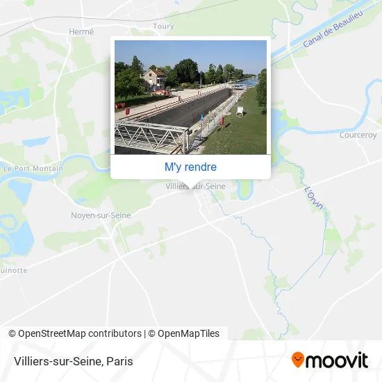 Villiers-sur-Seine plan