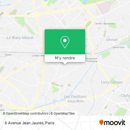 6 Avenue Jean Jaurès plan