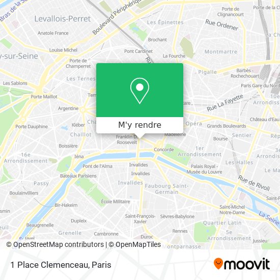 1 Place Clemenceau plan