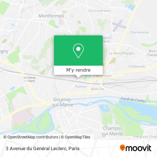 3 Avenue du Général Leclerc plan