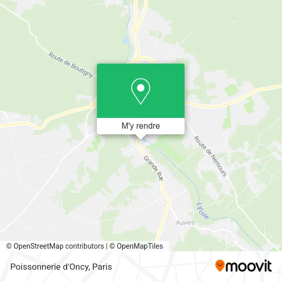 Poissonnerie d'Oncy plan