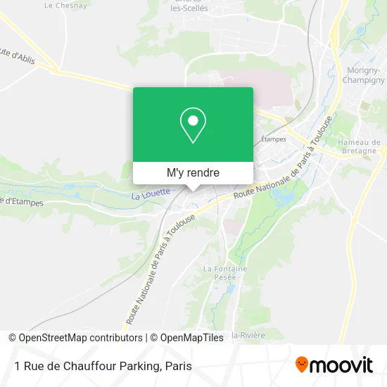 1 Rue de Chauffour Parking plan