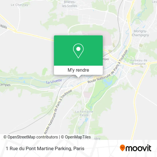 1 Rue du Pont Martine Parking plan