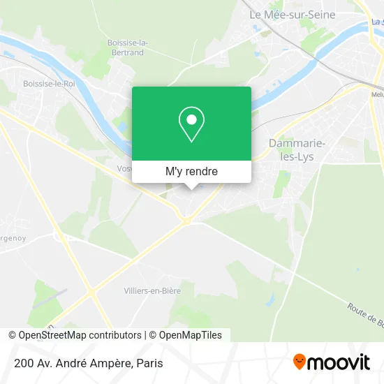 200 Av. André Ampère plan