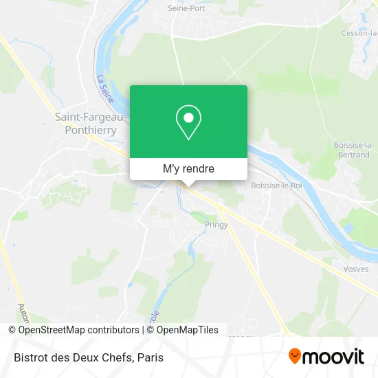 Bistrot des Deux Chefs plan