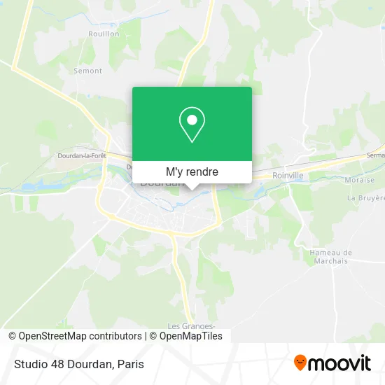 Studio 48 Dourdan plan
