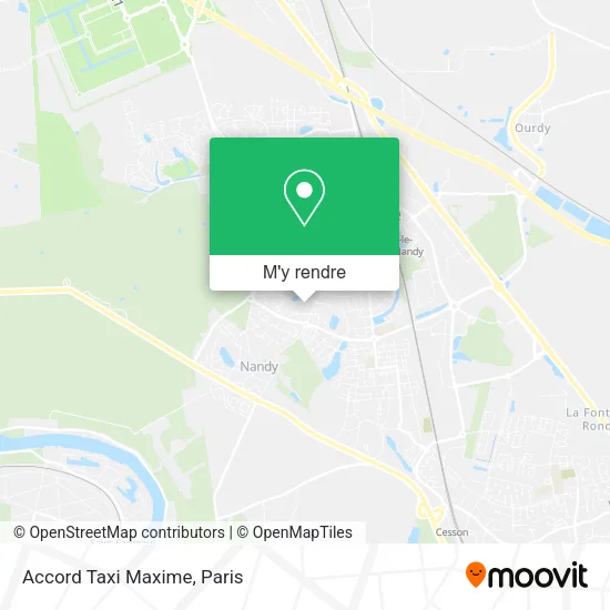 Accord Taxi Maxime plan