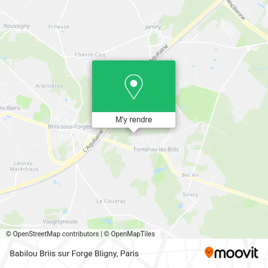 Babilou Briis sur Forge Bligny plan