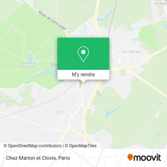 Chez Marion et Clovis plan