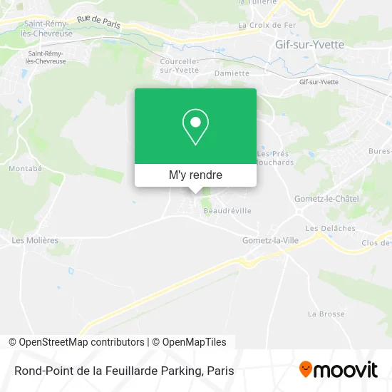 Rond-Point de la Feuillarde Parking plan