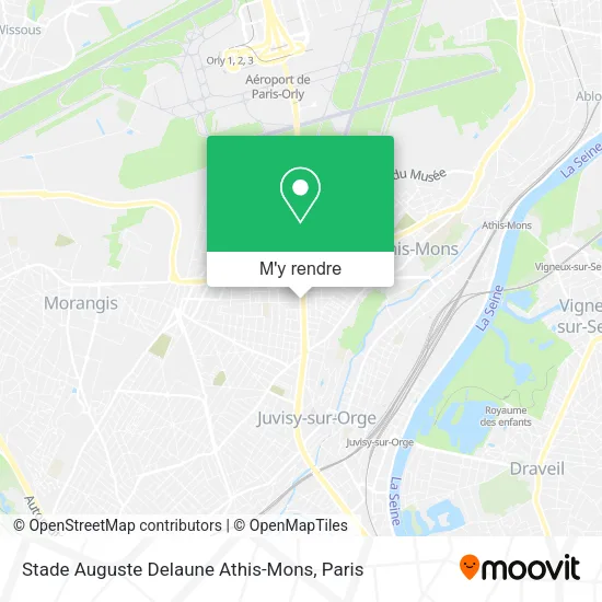 Stade Auguste Delaune Athis-Mons plan