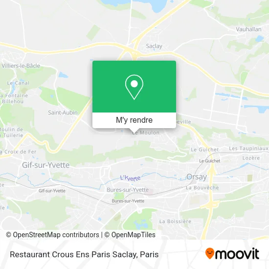 Restaurant Crous Ens Paris Saclay plan