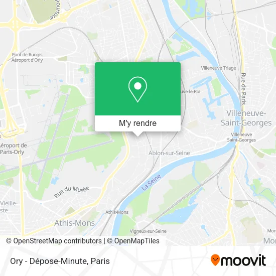 Ory - Dépose-Minute plan