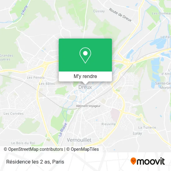 Résidence les 2 as plan