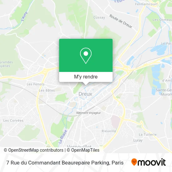 7 Rue du Commandant Beaurepaire Parking plan