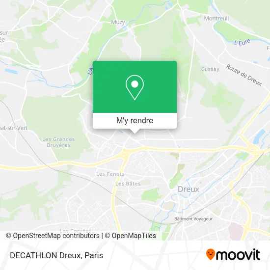 DECATHLON Dreux plan