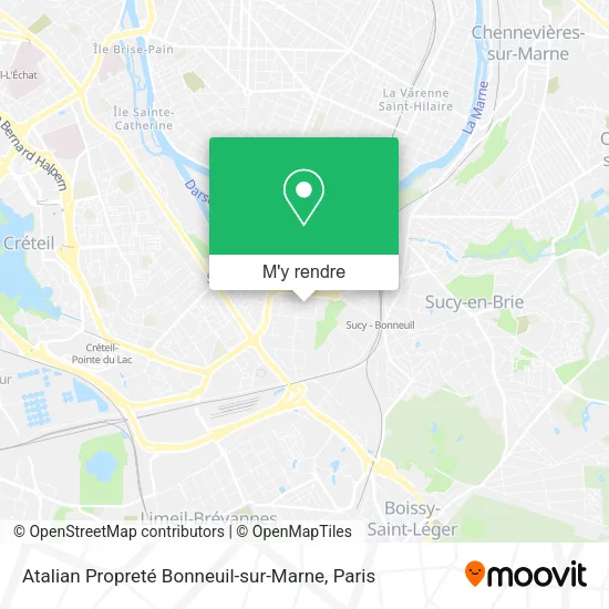 Atalian Propreté Bonneuil-sur-Marne plan