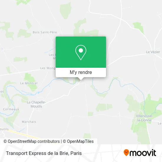 Transport Express de la Brie plan