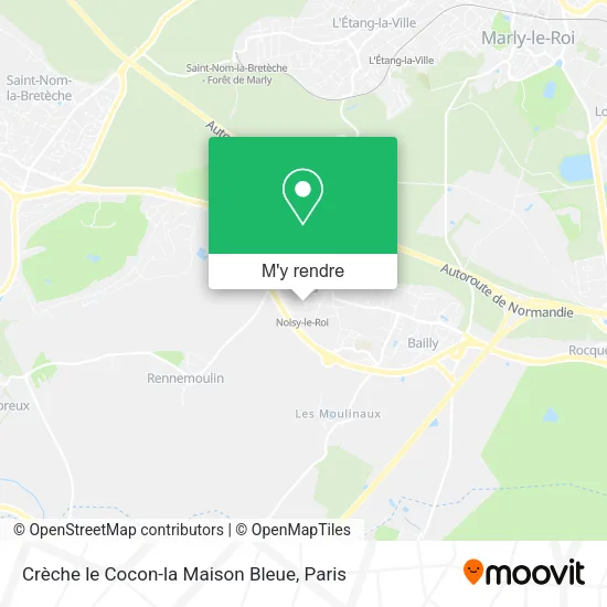 Crèche le Cocon-la Maison Bleue plan