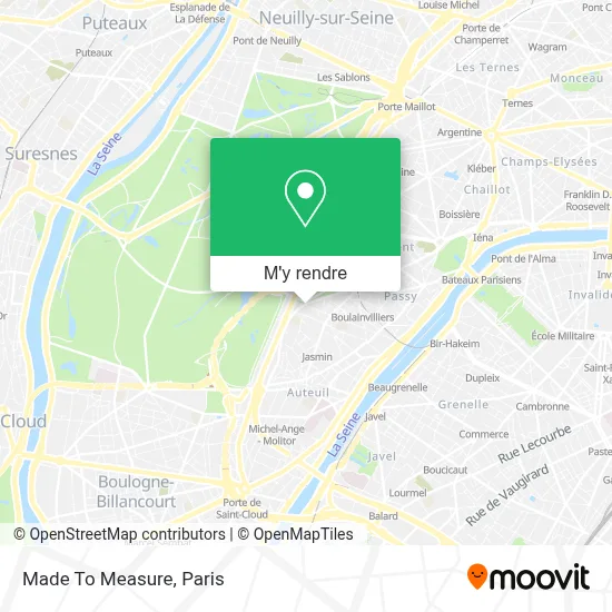 Made To Measure plan