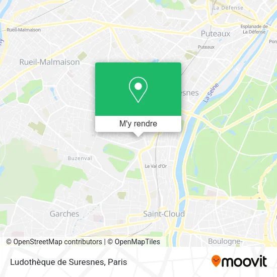 Ludothèque de Suresnes plan