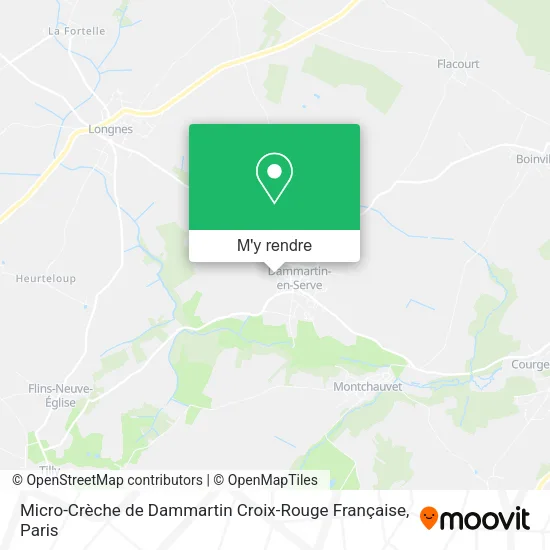 Micro-Crèche de Dammartin Croix-Rouge Française plan