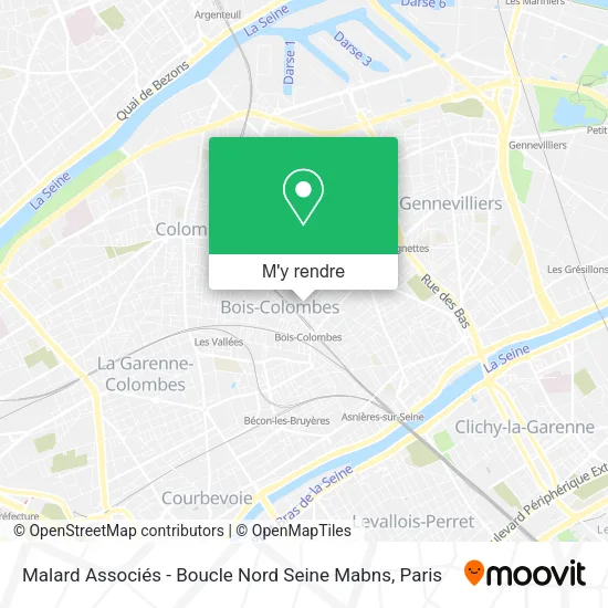 Malard Associés - Boucle Nord Seine Mabns plan