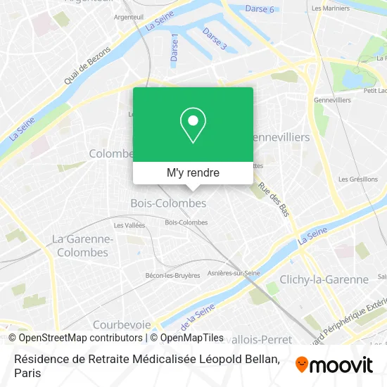 Résidence de Retraite Médicalisée Léopold Bellan plan