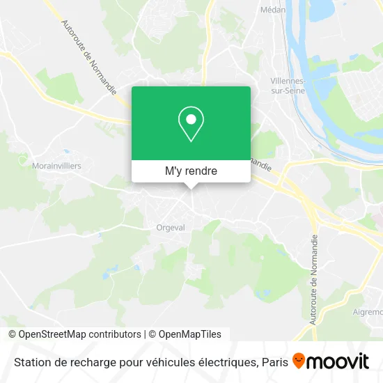 Station de recharge pour véhicules électriques plan