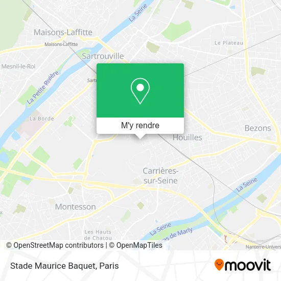 Stade Maurice Baquet plan