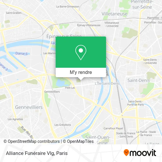 Alliance Funéraire Vlg plan