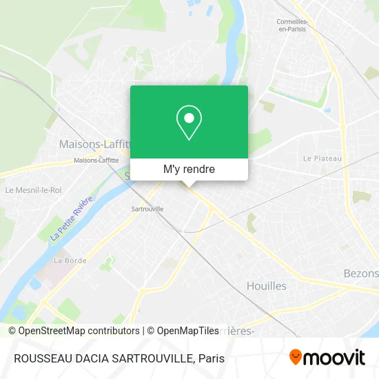 ROUSSEAU DACIA SARTROUVILLE plan