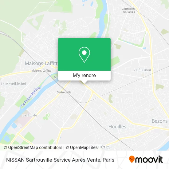 NISSAN Sartrouville-Service Après-Vente plan