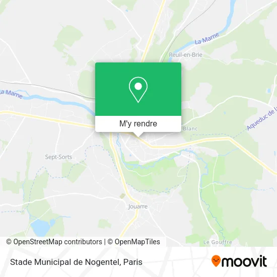 Stade Municipal de Nogentel plan
